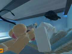 Stole this horny girl from a sauna [LUSTBLOX]
