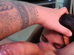 Intense and very deep blowjob with huge facial - SHORT VERSION